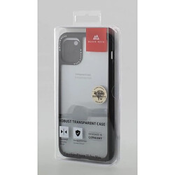 Black Rock Coque de protection "Robust Transparent" pour iPhone 11 Pro Max, noir