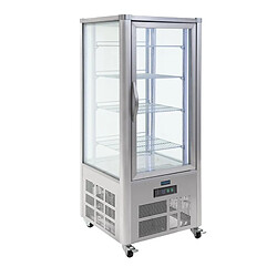 Vitrine Réfrigérée Professionnelle 400 L - 4 Faces Vitrées - Polar