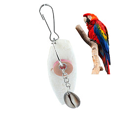 Grand Miroir Parrot Avec Perche En Corde Et Jouet De Cage à Mâcher pas cher