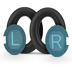 INF Coussinets pour casque Bose QC15 / QC25 / AE2 - 1 paire Black+Blue