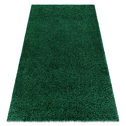 RUGSX Tapis SOFFI shaggy 5cm bouteille verte 140x190 cm