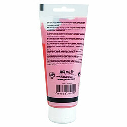 Pebeo Peinture acrylique transparente - Rouge écarlate - 100 ml