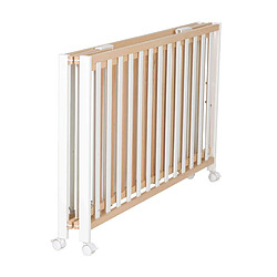 Acheter Roba Lit bébé pliant à barreaux hêtre et blanc Fold Up 60x120