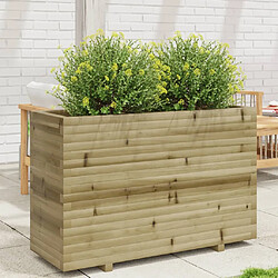 vidaXL Jardinière 110x40x72,5 cm bois de pin imprégné