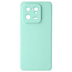 Avizar Coque pour Xiaomi 13 Pro Silicone Intérieur Microfibre Finition Mate turquoise