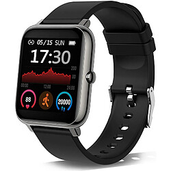 Montre Connectée Femmes Homme, 1,4 Pouces Montre Connectée Smartwatch avec Moniteur de fréquence Cardiaque, Montre Sport avec Podometre Calories Sommeil Chronometre, Écran Coloré Bracelet Connecté(noir)