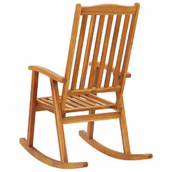 Acheter Maison Chic Chaise/Fateuill à bascule, Rocking chair bois d'acacia massif -GKD81362