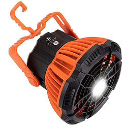 Ventilateur de Camping avec Lanterne à LED, ventilateur de tente Portable avec Crochet de Suspension, ventilateur de Bureau personnel USB Rechargeable pour la maison, extérieur