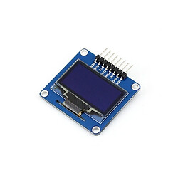 Wewoo Waveshare 1,3 pouces 128 * 64 OLED Ainterfaces SPI / I2CPinheader horizontal courbé