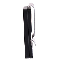 Avis clip ceinture en aluminium portable craie pour queue de billard billard billard noir