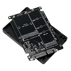 Acheter Carte Adaptateur Combo M.2 NGFF B-Key \u0026 SSD MSATA Vers SATA 3.0 2 En 1