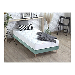 Idliterie Ensemble Matelas Mousse ferme réversible ALTO + Sommier - Made in France