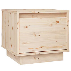 vidaXL Table de chevet 35x34x32 cm Bois de pin solide