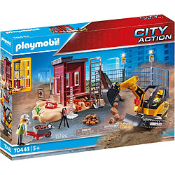 Playmobil® City Action - Mini-pelleteuse et chantier