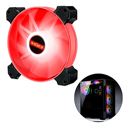 Avis Ventilateur De Refroidissement De Boîtier PC LED RVB De 12 Cm, Facile à Installer, Lumière Rouge Haute Vitesse