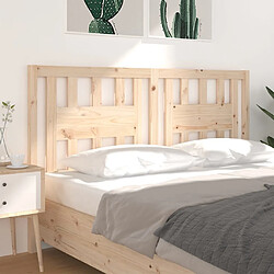 Acheter Maison Chic Tête de lit moderne pour chambre - Décoration de lit 141x4x100 cm Bois massif de pin -MN23979