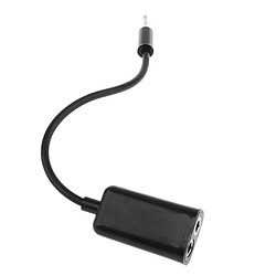 Avis 2 Pcs Séparateur Adaptateur Connecteur 3.5 Mm 2 à 3.5 Mm Audio Vidéo