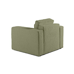 Avis Bestmobilier Topaze - fauteuil - en tissu bouclette