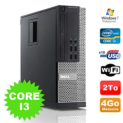 PC Dell Optiplex 990 SFF I3-2120 3.3GHz 4Go Disque 2000Go DVD Wifi W7 - Occasion