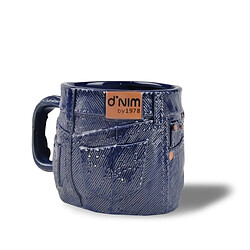 Totalcadeau Mug original blue jean denim tasse pantalon