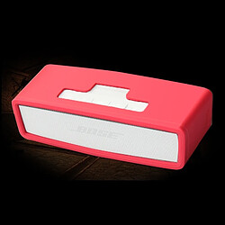 Wewoo Housse de protection pour haut-parleur Bluetooth portableantichocsouplegel Bose Mini 1/2 Rose Rouge