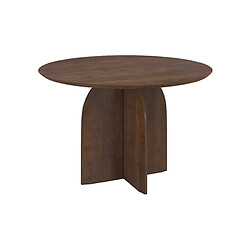 Rendez Vous Deco Table ronde Caïpi en bois de manguier 4 places