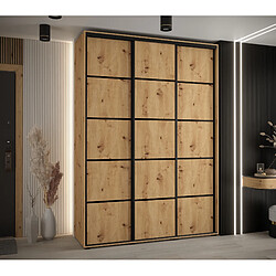 Abiks Meble Armoire DAVOS 4 À Portes Coulissantes 235,2/180/45 3 Portes