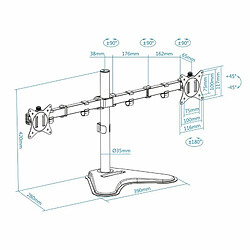 Acheter Support de TV TooQ DB1702TN-B 17" 32"