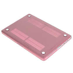 Wewoo Housse Étui rose pour Macbook Pro Retina 13,3 pouces 3 en 1 cristal dur coque en plastique de protection avec clavier de et prise de poussière de port pas cher