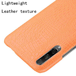 Wewoo Coque PC antichoc texture crocodile + PU pour Huawei Honor 9X / 9X Pro orange