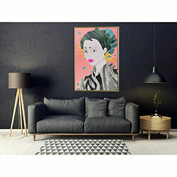 Paris Prix Affiche Murale Encadrée Geisha 40 x 60 cm Or