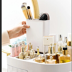 Universal Boîte de rangement de cosmétiques Commode imperméable à la poussière Boîte de maquillage de bureau Cosmétiques portables | Organisateurs de maquillage