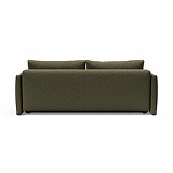 Acheter Inside 75 INNOVATION LIVING Canapé convertible TRIPI tissu 535 bouclé vert forêt