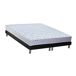 Idliterie Ensemble Matelas accueil mémoire de forme MAM AZUR + Sommier - Made in France