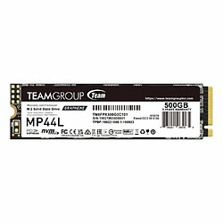 TEAMGROUP MP44L 500 Go SLC Cache NVMe 1.4 PCIe Gen 4x4 M.2 2280 SSD pour ordinateur portable et ordinateur de bureau Vitesse jusqu'à 5 000/3 700 Mo/s) TM8FPK500G0C101