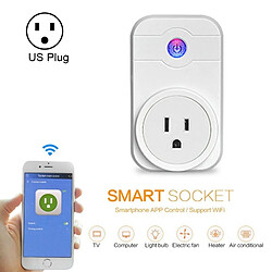 Wewoo Prise Connectée Alexa SWA1 10A Home Automation Sans Fil Smart WiFi Socket, Smartphone Télécommande et Interrupteur de Minuterie, US Plug