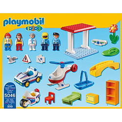 Playmobil® PLAYMOBIL A 2 3 - Jeu De Construction - Coffret Hôpital Avec Secouristes Et Policiers - 5046