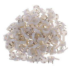 Acheter 50 Pièces En Plastique Dur Résistant Crochets Muraux Photo Cadre Photo Suspendu 20x40mm