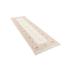 Vidal Tapis de couloir en laine 264x86 beige Darya