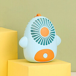 Avis (Bleu) Mini Ventilateur De Chargement Usb De Style Portable Avec Vent Fort Et Design De Dessin Animé Mignon