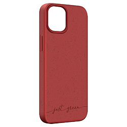 BIGBEN Coque iPhone 14 Natura Rouge - Eco-conçue Just Green