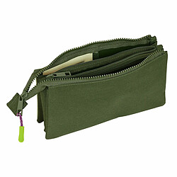 Avis Trousse Fourre-Tout Triple Munich Bright khaki Vert 22 x 12 x 3 cm