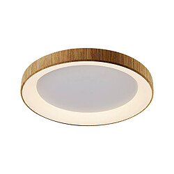 Inspired Ring Ceiling 65cm 48W LED, 3000K, 3900lm, Bois, 3 ans de garantie