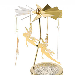 romantique bougeoir rotatif stand spining photophore chandelier fée