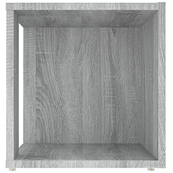 Acheter vidaXL Table d'appoint Sonoma gris 33x33x34,5 cm Bois d'ingénierie