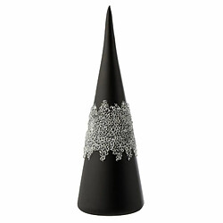 Paris Prix Statuette Déco Cône Glace Diamant 28cm Noir