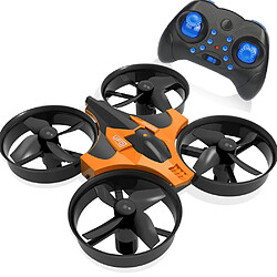 Universal Mini drone 2.4G 4 canaux 6 axes vitesse 3D flip mode sans fil RC jouets sans mains cadeaux RTF avec télécommande E010 H8 H36 H36F | RC Helicopter(Le noir)