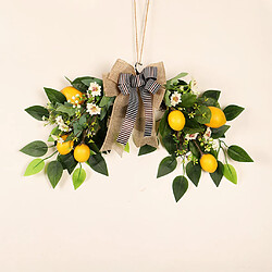 Les Citrons artificielle Guirlande Porte Butin Guirlande Ornement de Mariage Arc Fleurs Salon Décoration pas cher