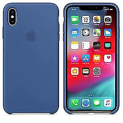 Universal Étui en silicone bleu pour Apple iPhone XS Max