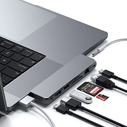 Acheter Satechi Hub Double USB pour MacBook en Aluminium Pro Hub Max HDMI 4K Gris anthracite